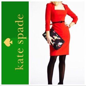 Kate Spade Square Neck Sheilla Sheath Dress | 6